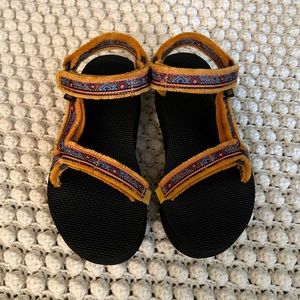 Teva Universal Flatform Sandal Sunflower Multi Golden Yellow Orange Platform